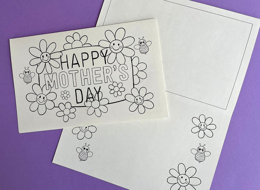 Printable Mother's Day Card-Flowers