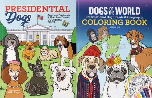 Dogs Coloring Books for Kids Bundle