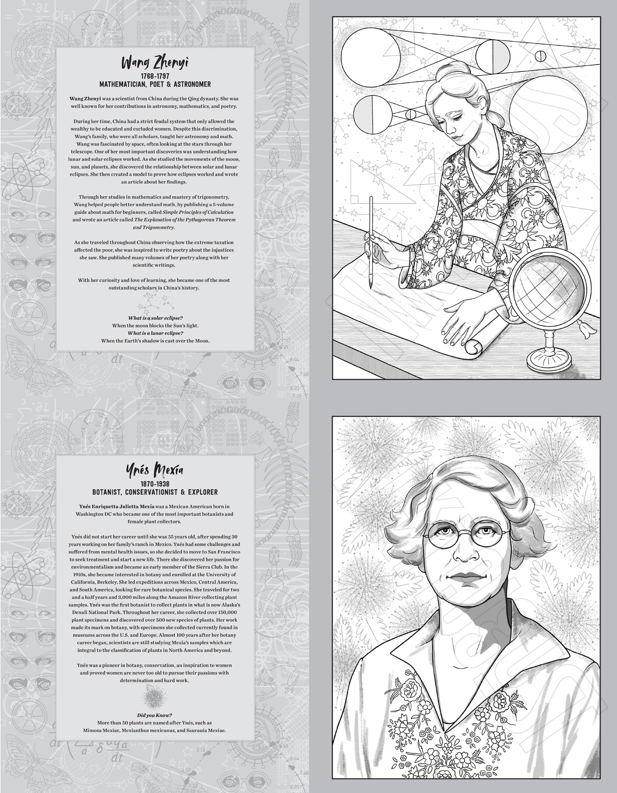 Trailblazers, Women in Science Educational Coloring Book